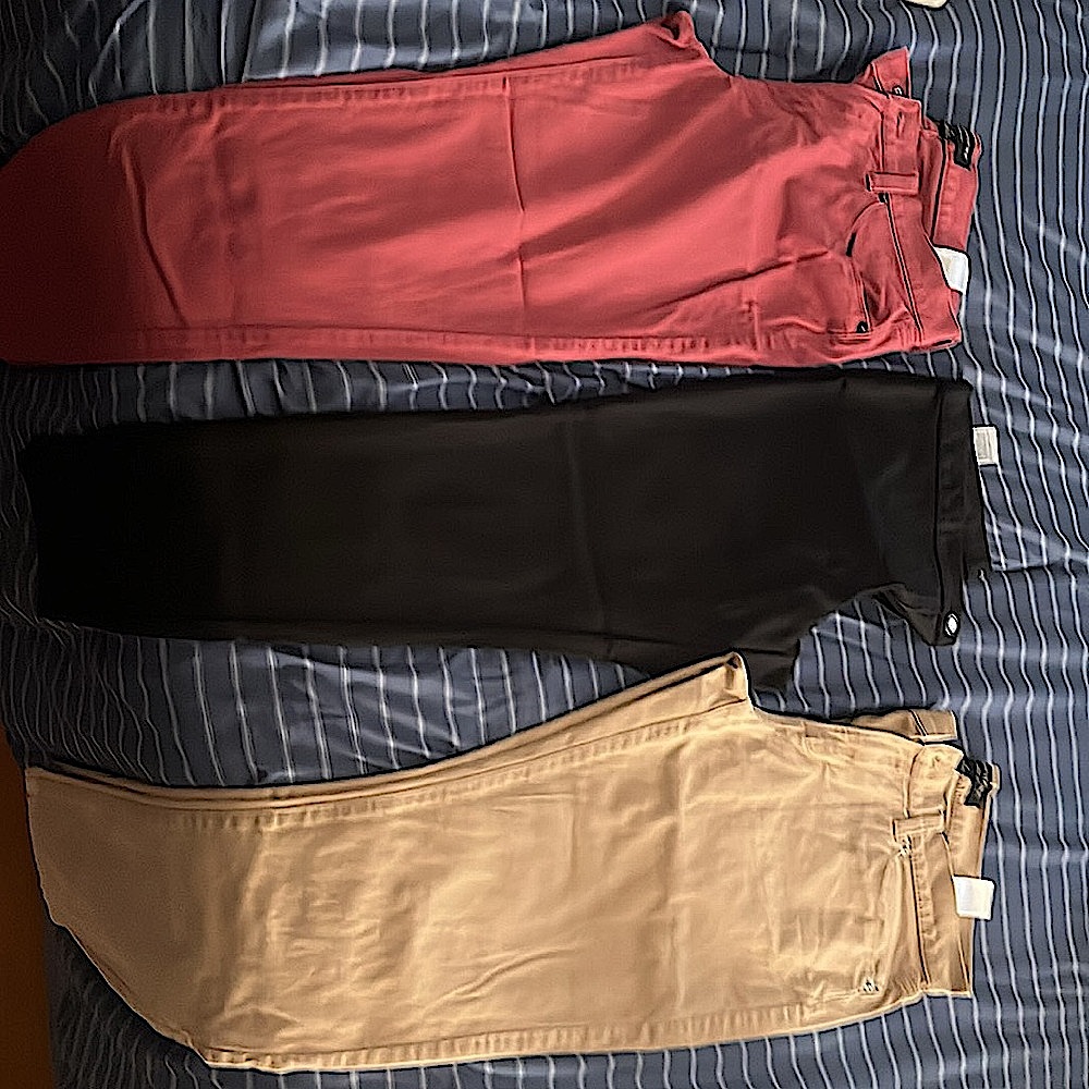 Banana Republic skinny fit pants.